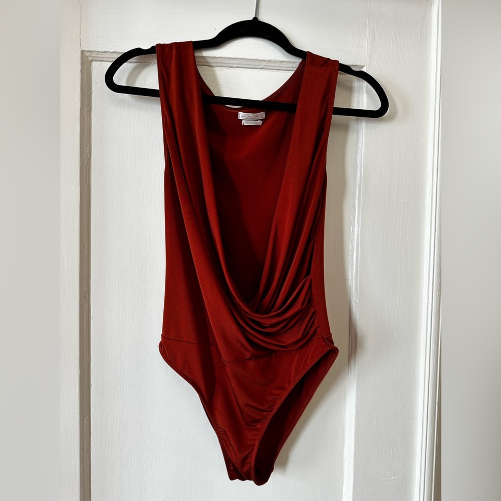 Burnt orange bodysuit